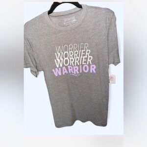 Gray and Purple Graphic Tee